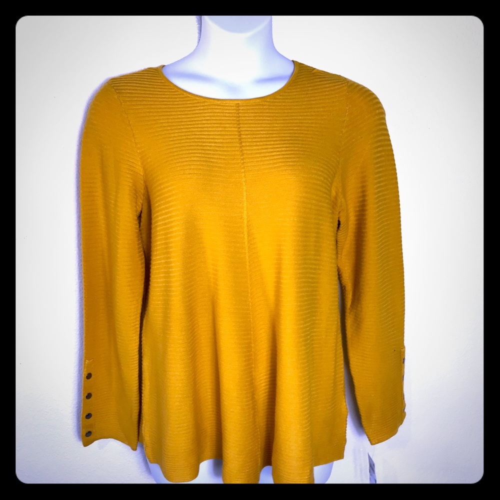 Alfani Woman Ribbed Knit Top